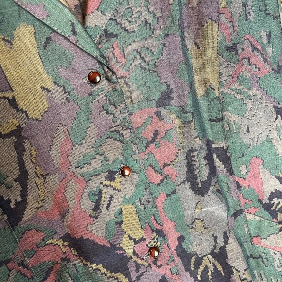 Vintage Summer Printed Lounge Dress - Picture 4 of 10